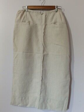 JJill Linen Midi SKIRT